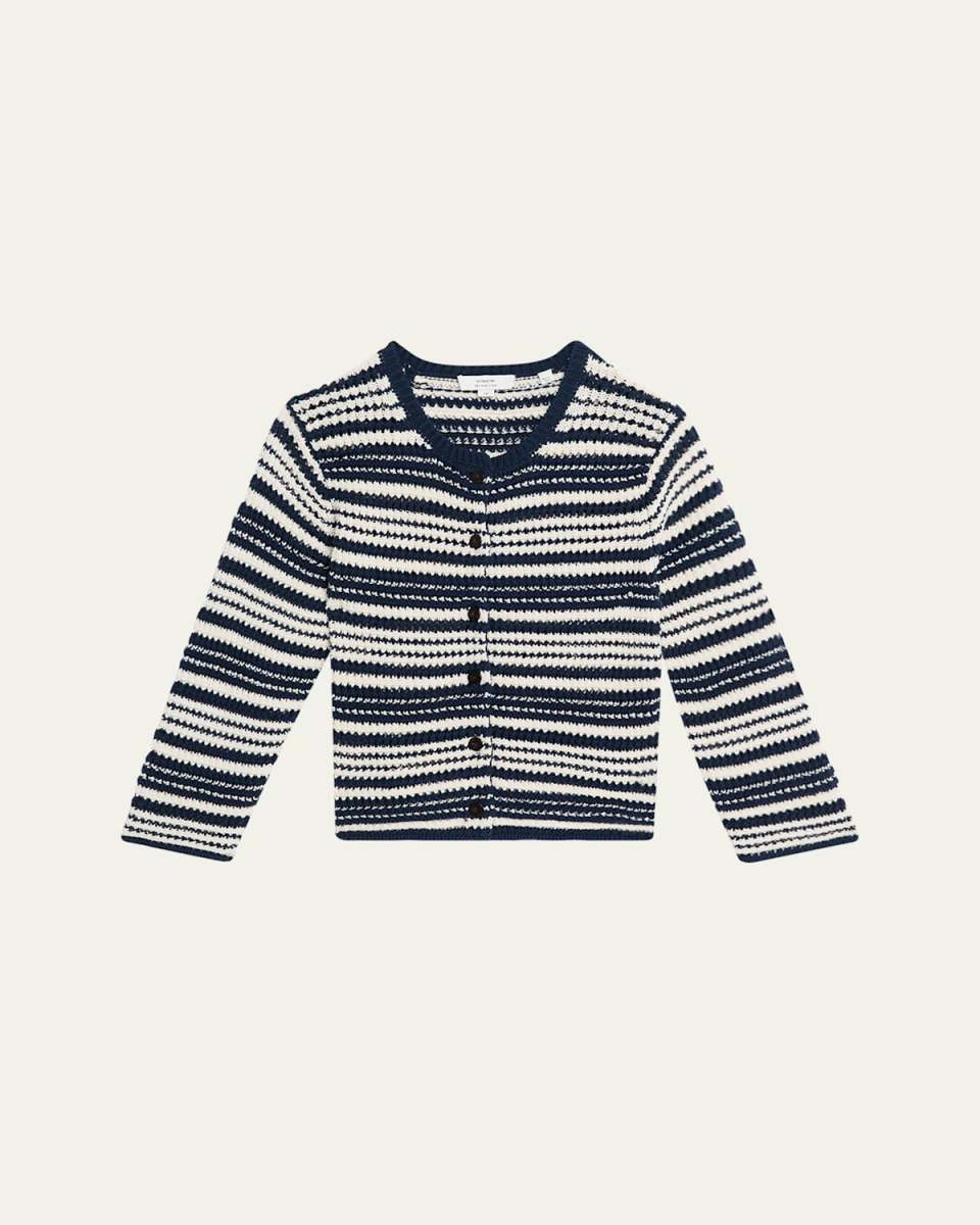 Textured Stripe Cardigan